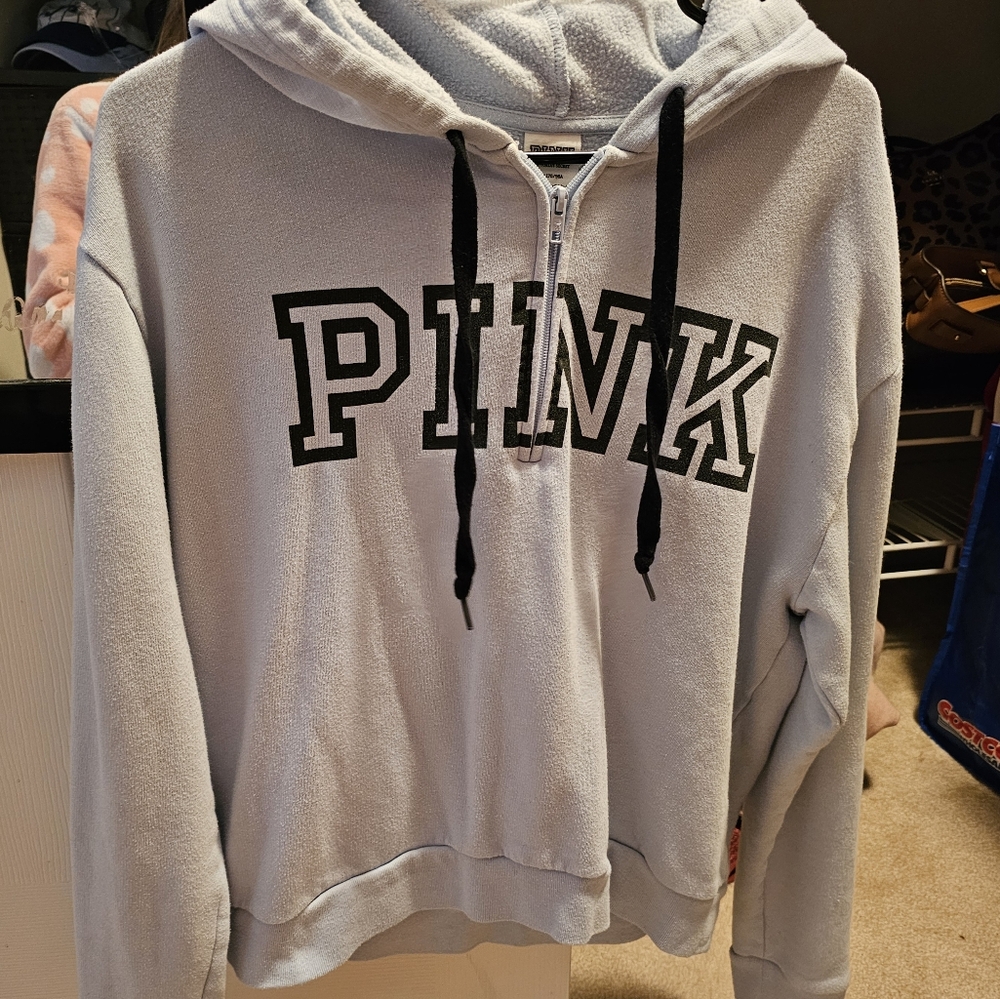 PINK half zip Hoodie